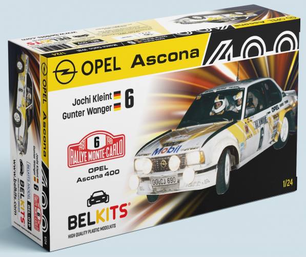 BELKITS 1/24 019 OPEL ASCONA 400 MC1981 KLEIN/WAGNER