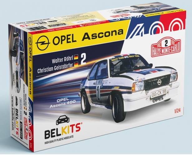 BELKITS 1/24 020 OPEL ASCONA MC1982 ROHL/GEISTDORFER