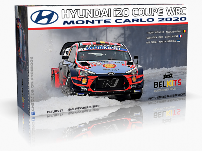 BELKITS 1/24 021 HYUNDAI i20 COUPE WRC