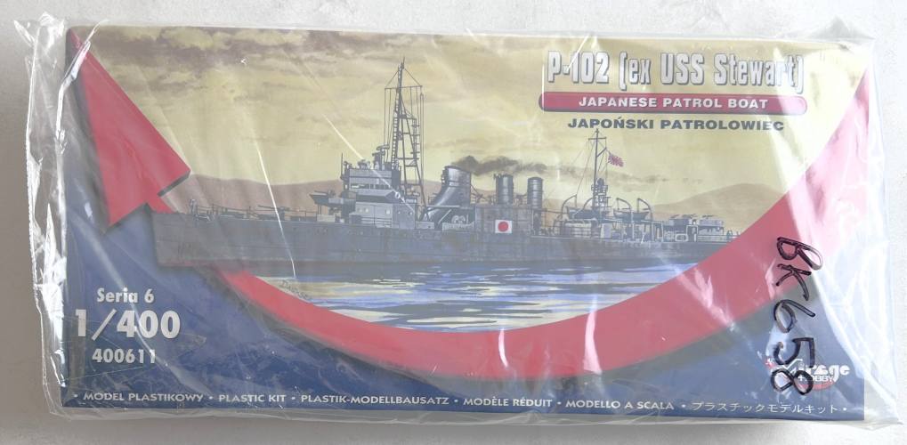 MIRAGE 1/400 400611 P-102  EX USS STEWART   NO BOX 