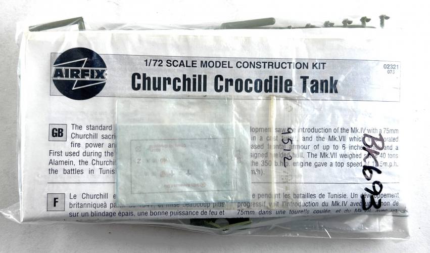 AIRFIX 1/72 02321 CHURCHILL CROCODILE  NO BOX 