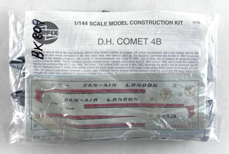 AIRFIX 1/144 04176 DH COMET 4B DAN AIR  NO BOX 
