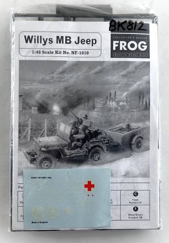 FROG 1/48 1010 WILLYS MB JEEP  NO BOX 