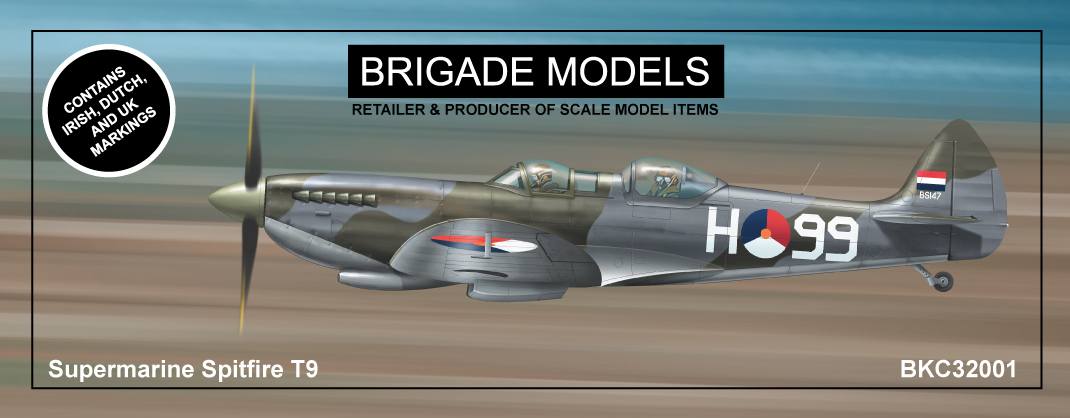BRIGADE 1/32 32001 SUPERMARINE SPITFIRE T9 TRAINER 2 SEAT CONVERSION