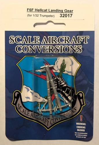 SCALE AIRCRAFT CONVERSIONS  1/32 32017 F6F HELLCAT LANDING GEAR FOR TRUMPETER