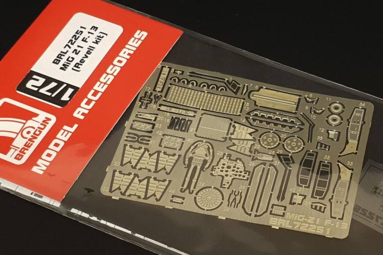 BRENGUN 1/72 72251 MIG 21 F-13 PHOTO ETCH