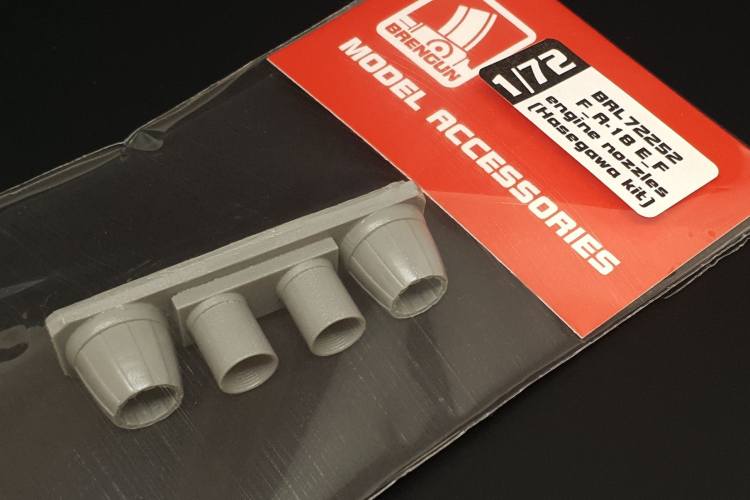 BRENGUN 1/72 72252 F/A-18 E/F ENGINE NOZZLES 