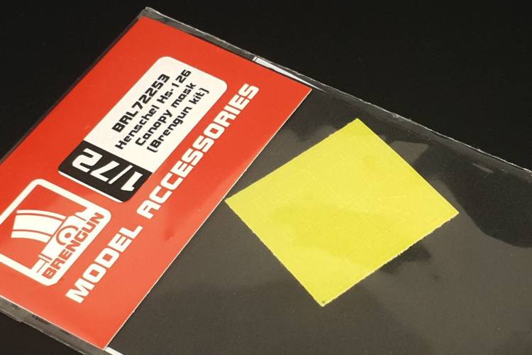 BRENGUN 1/72 72253 HENSCHEL HS-126 CANOPY MASK
