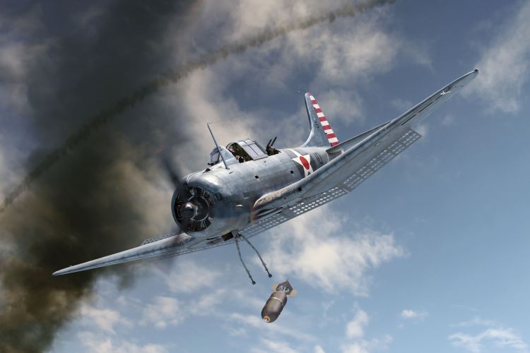 BRENGUN 1/144 144013 SBD-3 DAUNTLESS CORAL SEA