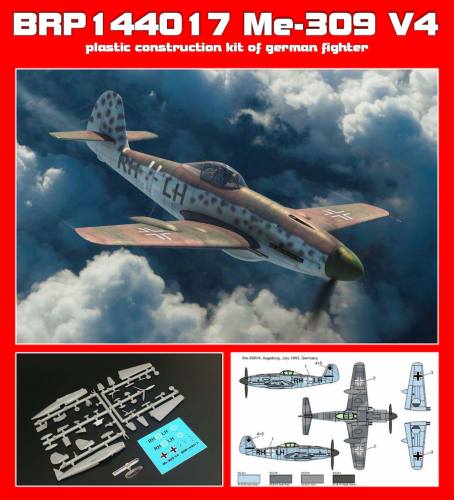 BRENGUN 1/144 144017 MESSERSCHMITT ME-309 V-4 