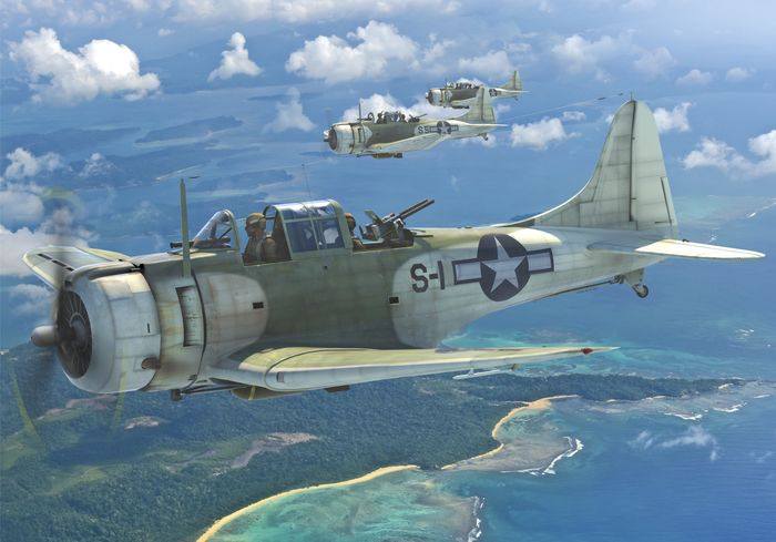 BRENGUN 1/144 144018 SBD-5 DAUNTLESS ATLANTIC THEATRE