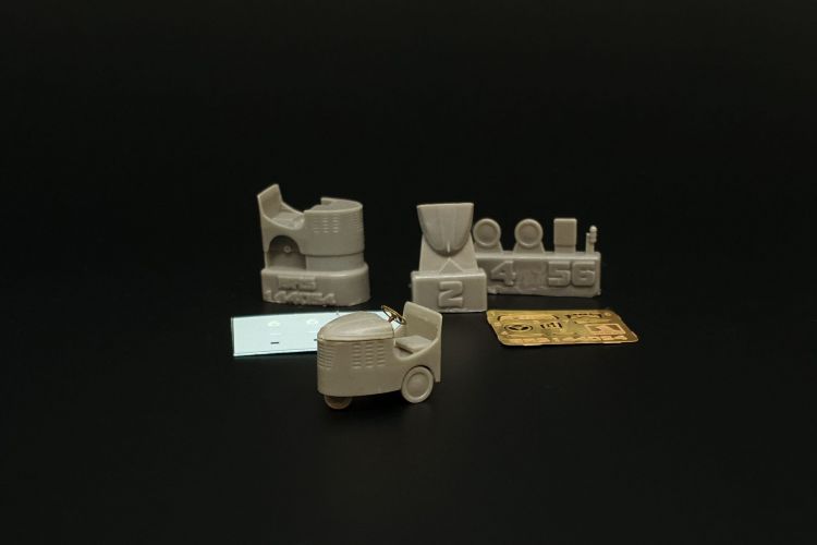 BRENGUN 1/144 144054 UK FLIGHT DECK TRACTOR CLARKAT TYPE B