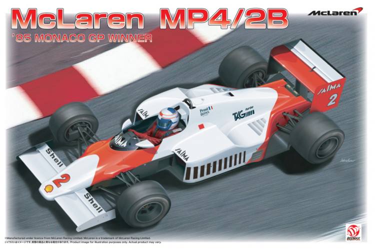 BEEMAX 1/20 20001 MCLAREN MP4/2B 85 MONACO GP WINNER