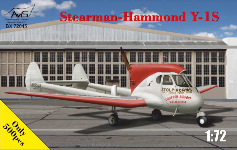 AVIS 1/72 72045 STEARMAN-HAMMOND Y-1S