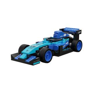 CADA 1/32 C55068W BLUE CIRCUIT RACING CAR  123 PCS 