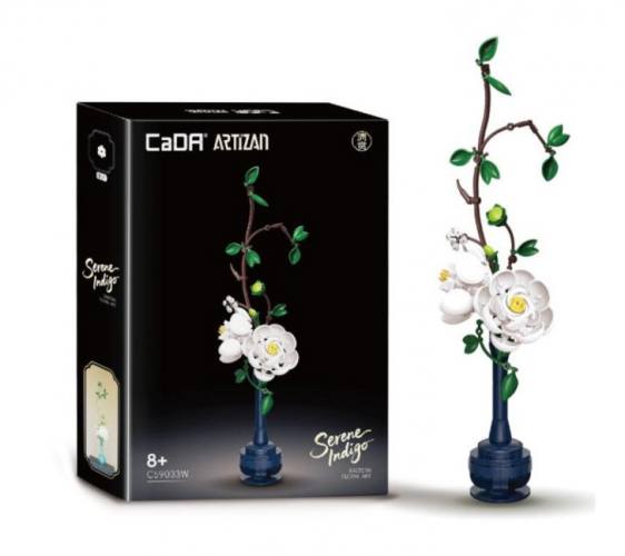 CADA  C59033W ORIENTAL FLORAL ART - SERENE INDIGO  324 PCS 