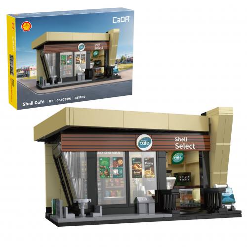 CADA  C66033W SHELL SELECT COFFEE SHOP CAFE  351 PCS 