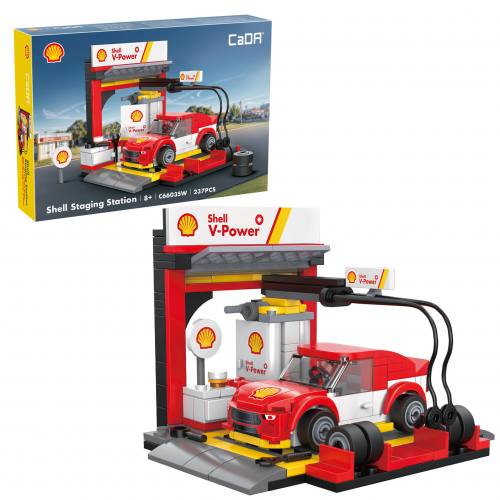 CADA  C66035W SHELL PIT STOP STAGING STATION  237 PCS 