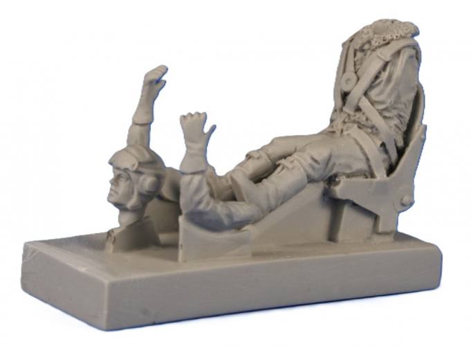CMK 1/48 F48292 COMMONWEALTH WWII FIGHTER PILOT IN A SPITFIRE SEAT