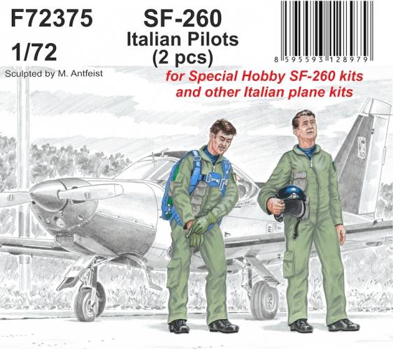 CMK 1/72 72375 SF-260 ITALIAN PILOTS