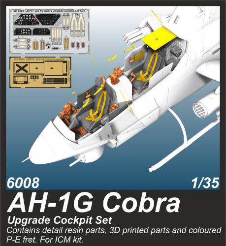CMK 1/35 6008 AH-1G COBRA UPGRADE COCKPIT SET