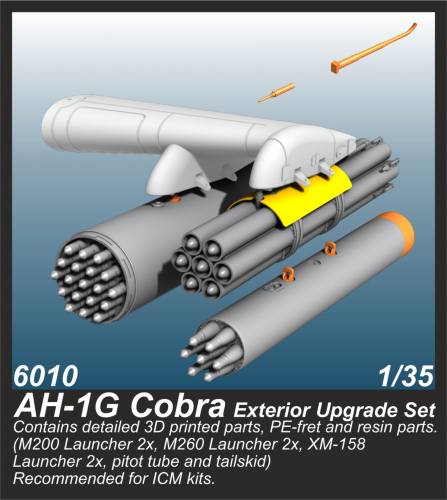 CMK 1/35 6010 AH-1G COBRA EXTERIOR UPGRADE SET
