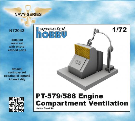 SPECIAL HOBBY 1/72 72043 PT-579/588 ENGINE CAMPARTMENT VENTILATION