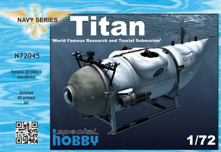 CMK 1/72 72045 TITAN RESEARCH AND TOURIST SUBMARINE