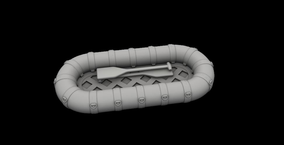 CMK 1/72 N72033 PT-109 PATROL TORPEDO BOAT LIFE RAFT