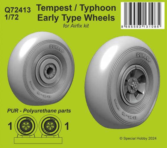 CMK 1/72 Q72413 TEMPEST/TYPHOON EARLY TYPE WHEELS