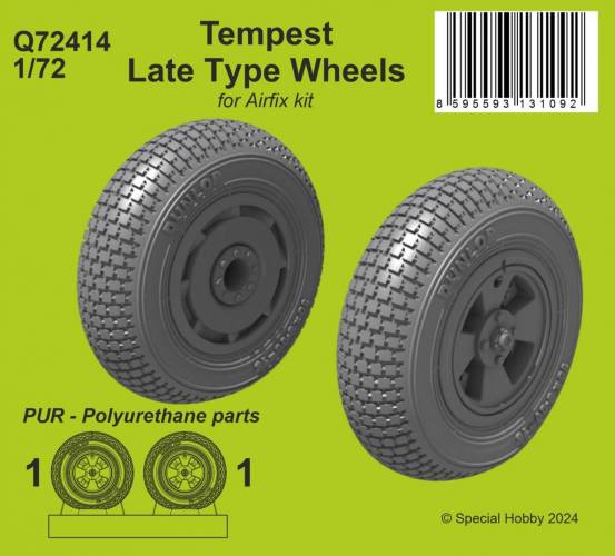 CMK 1/72 Q72414 TEMPEST LATE TYPE WHEELS