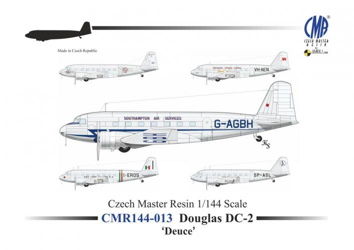 CZECH MASTER RESIN 1/144 144-013 DOUGLAS DC-2 DEUCE