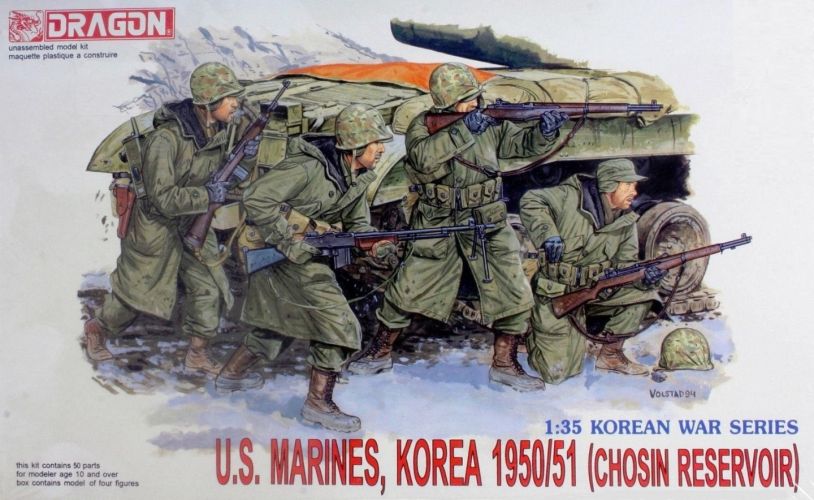 DRAGON 1/35 6802 US MARINES KOREA