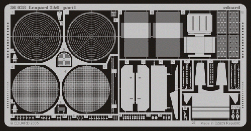 EDUARD 1/35 36028 LEOPARD 2A6 PART 1