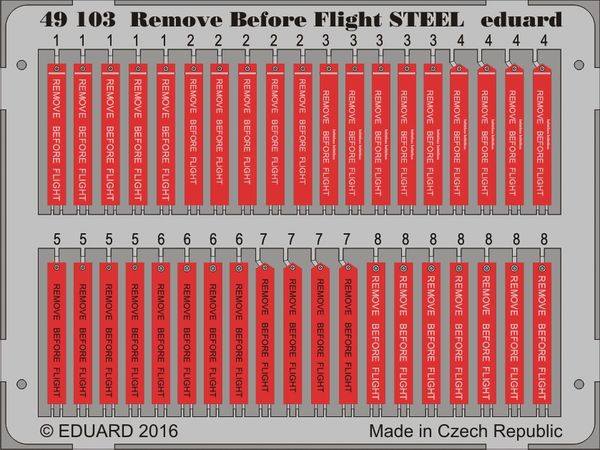 EDUARD 1/48 49103 REMOVE BEFORE FLIGHT