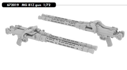 EDUARD 1/72 672 019 MG 81Z GUNS