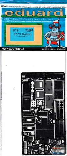 EDUARD 1/72 72257 SR-71A BLACKBIRD
