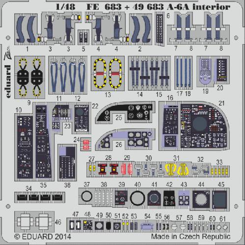 EDUARD 1/48 FE683 A-6A INTERIOR S.A.