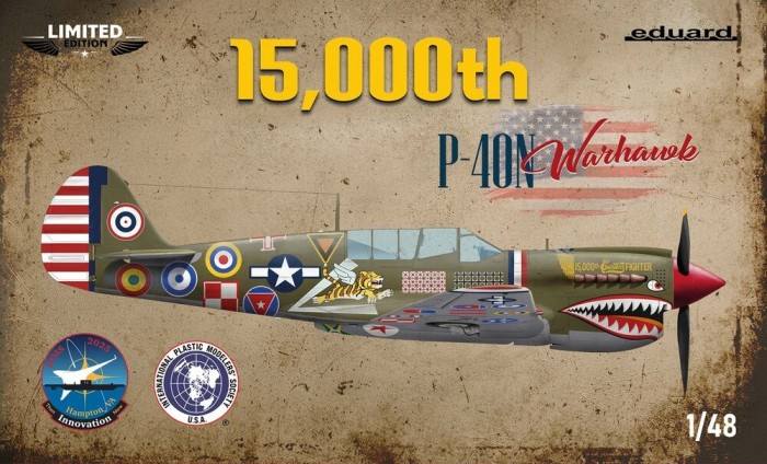EDUARD 1/48 11193 15.000TH US WWII FIGHTER CURTISS P-40N WARHAWK LIMITTED EDITION