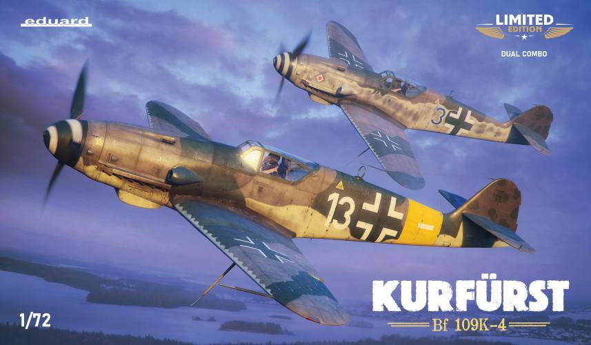 EDUARD 1/72 2155 MESSERSCHMITT BF 109K-4 KURFURST DUAL COMBO