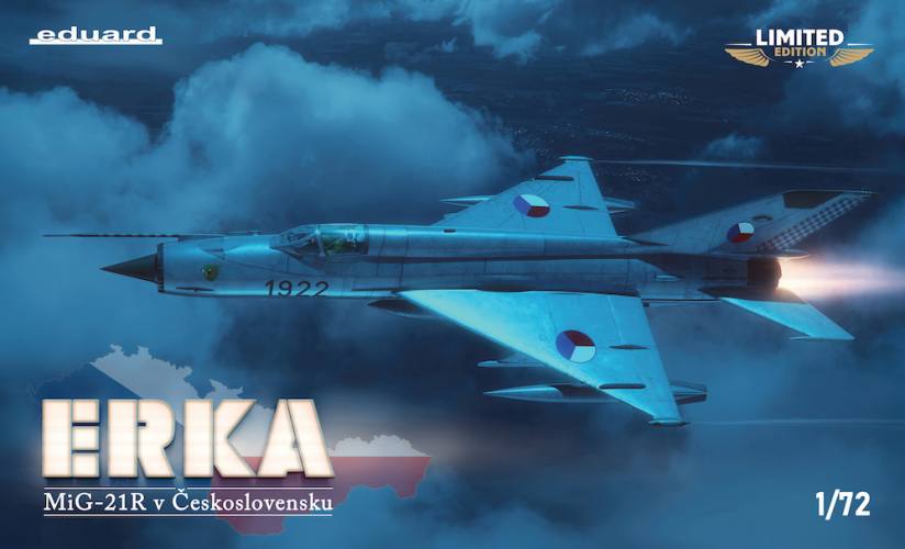 EDUARD 1/72 2156 ERKA MIG-21R CESKOSLOVENSKA