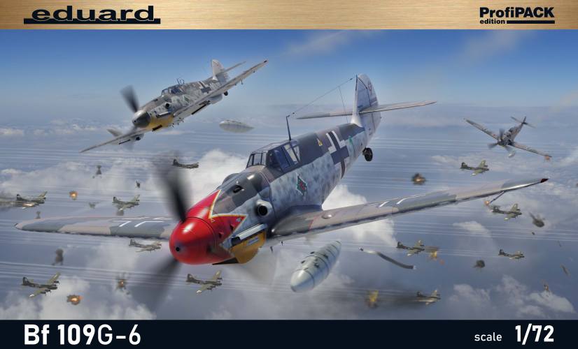 EDUARD 1/72 70159 MESSERSCHMITT BF 109G-6 PROFIPACK