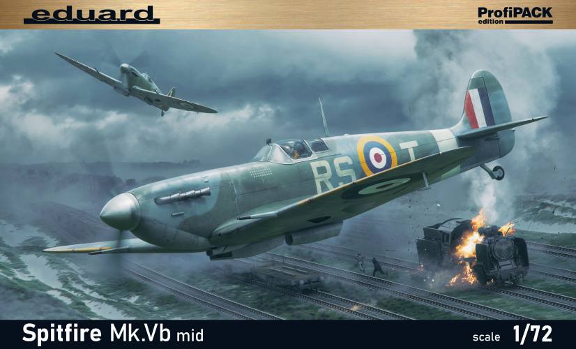 EDUARD 1/72 70206 SPITFIRE MK.VB MID PROFIPACK