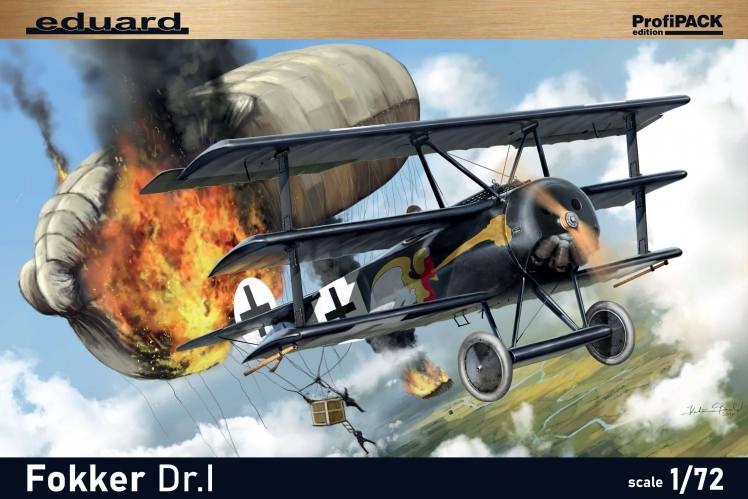 EDUARD 1/72 7039 FOKKER Dr.I ProfiPACK EDITION