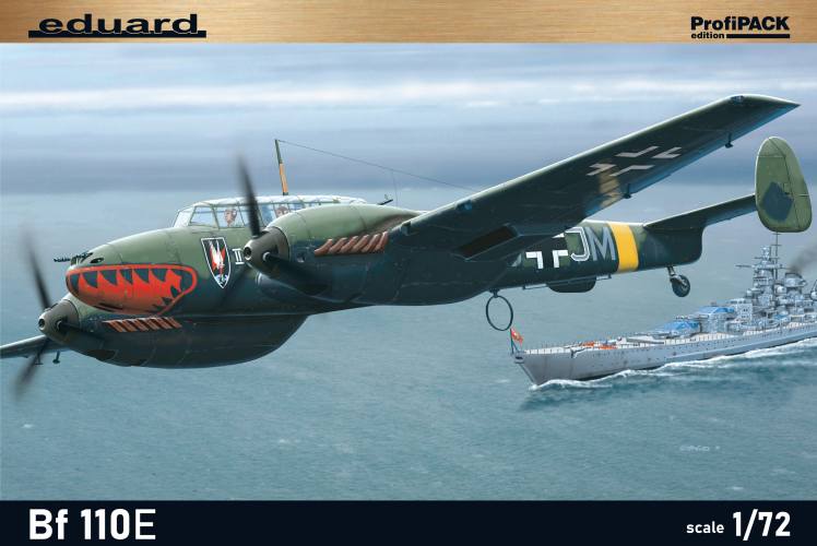 EDUARD 1/72 7083 MESSERSCHMITT Bf 110E PROFIPACK EDITION