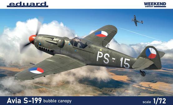 EDUARD 1/72 7471 AVIA S-199 BUBBLE CANOPY WEEKEND EDITION