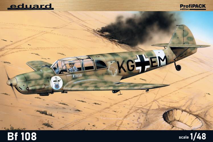 EDUARD 1/48 8078 MESSERSCHMITT BF108 PROFIPACK