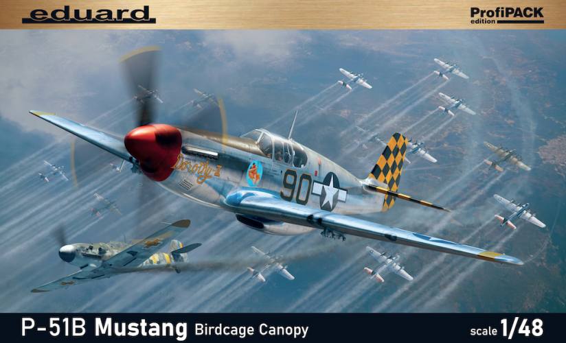 EDUARD 1/48 82107 NORTH AMERICAN P-51B MUSTANG BIRDCAGE CANOPY