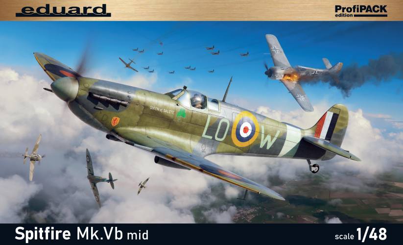 EDUARD 1/48 82157 SPITFIRE MK.VB MID PROFIPACK