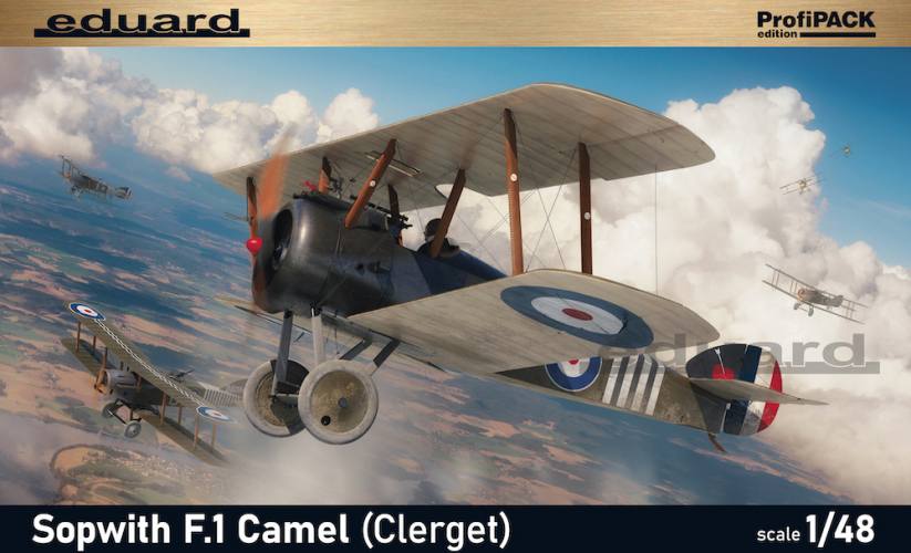 EDUARD 1/48 82172 SOPWITH F.1 CAMEL 9  CLERGET  